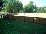 Táborhelyszínek Balatonszemes P tábor homokos focipálya