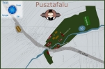 Táborhelyszínek, Pusztafalu Ifjúsági Tábor térkép